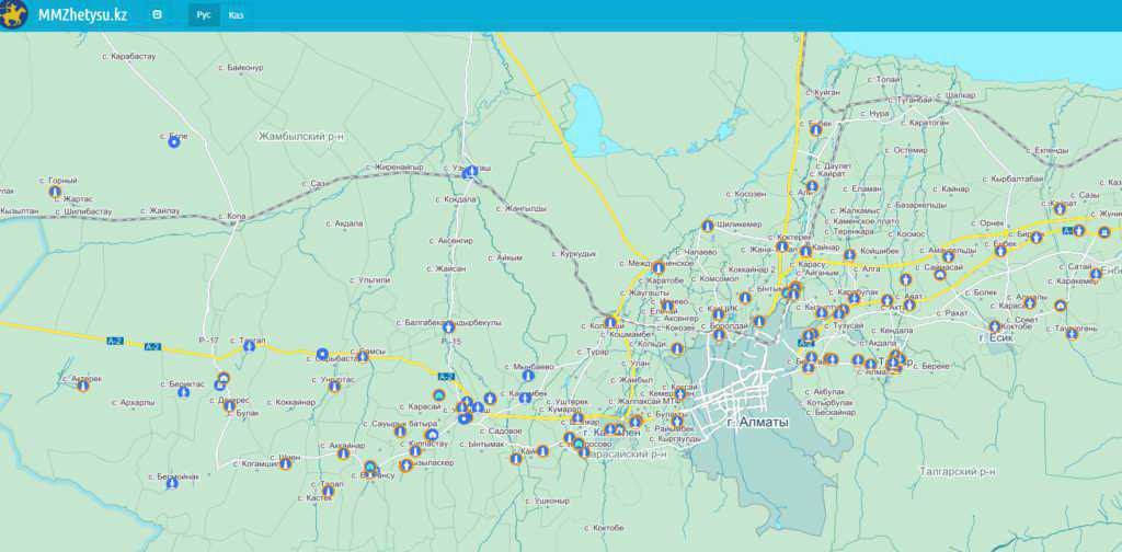 Корпорацией «Литер» разработана интерактивная карта области