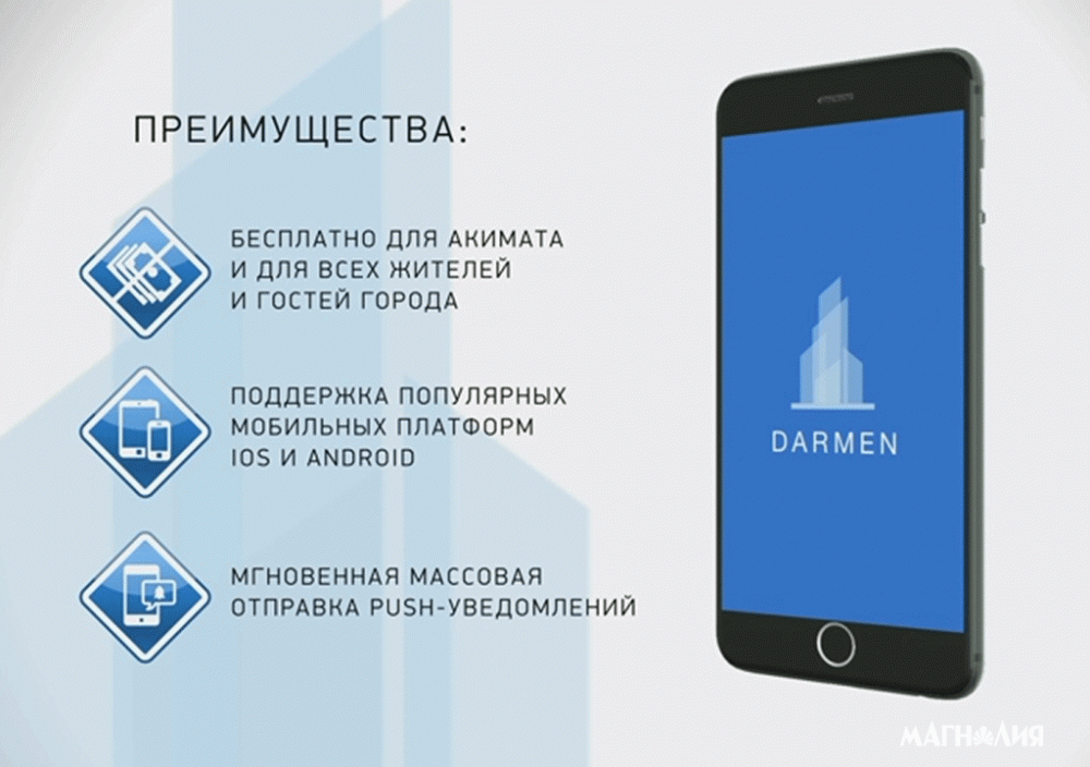 Бесплатное мобильное приложение «Darmen»