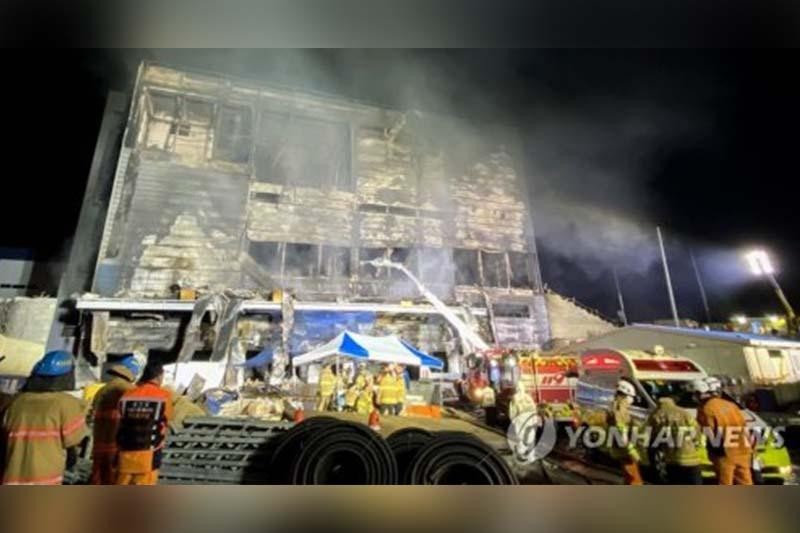 Среди погибших при пожаре в Южной Корее строителей – двое казахстанцев