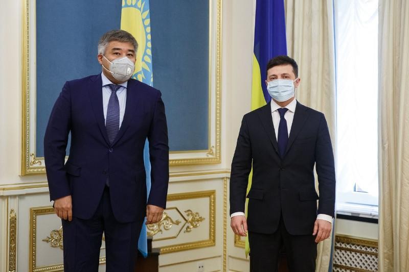 Дархан Калетаев Украина Президентіне сенім грамоталарын тапсырды