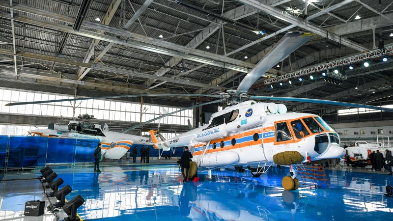 Cостоялась презентация первого вертолета казахстанской сборки