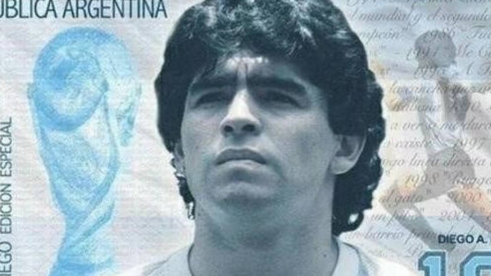 Диего Марадона появится на новой купюре аргентинского песо
