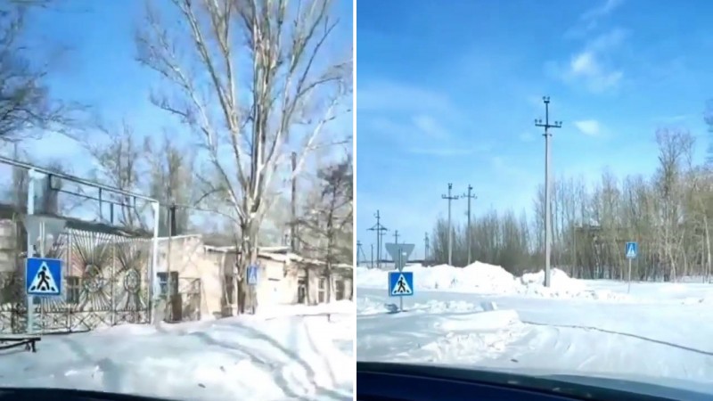 «Самое безопасное для пешеходов» село сняли на видео в Казахстане