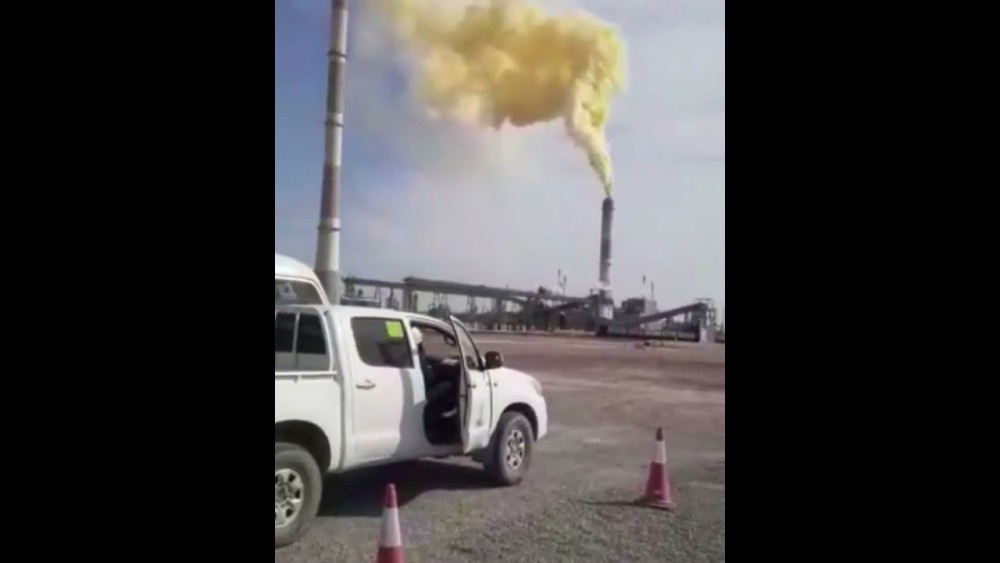 На Тенгизе произошел выброс загрязняющих веществ, персонал эвакуировали   