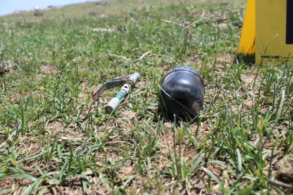 Шымкентские полицейские обезвредили гранату