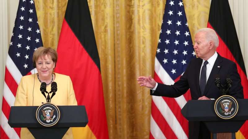 Байден и Меркель подписали «Вашингтонскую декларацию»   