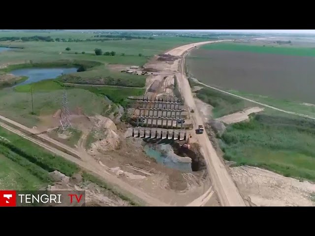 С высоты птичьего полета: строительство БАКАД в Алматы (Видео)